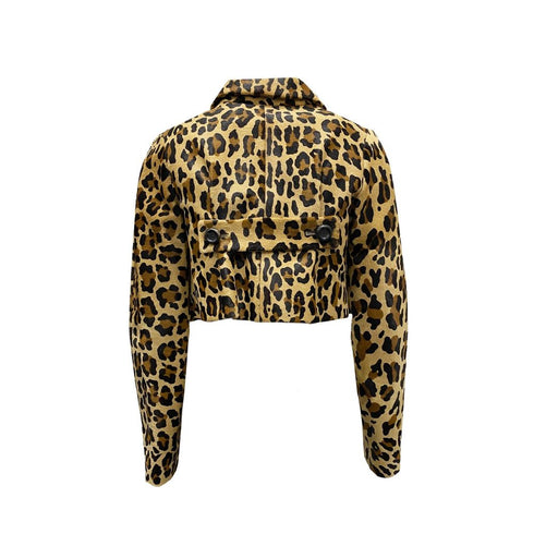 Dsquared² Brown Calfskin Cloacks